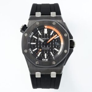 Audemars Piguet Best Super Clone Watch Royal Oak Offshore Diver 15707CE Black Ceramic 42mm