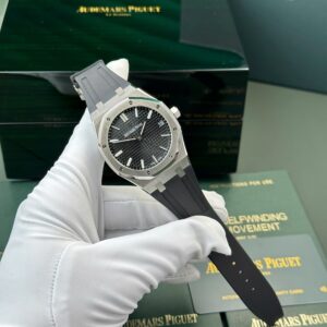 Audemars Piguet Royal Oak 15500 Super Clone Watch Dial Black Rubber Strap APS Factory 41mm