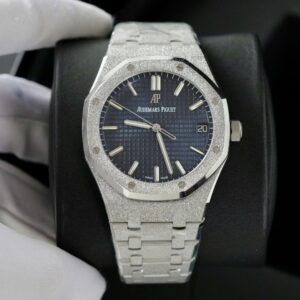 Audemars Piguet Royal Oak 15500ST Frosted Gold Super Clone Watch Dial Blue 41mm