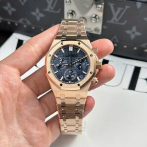 Audemars Piguet Royal Oak 26240 Rose Gold Super Clone Watch Dial Blue APS Factory 41mm