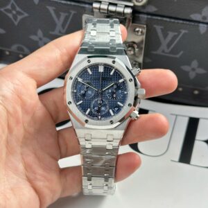 Audemars Piguet Royal Oak 26240ST Super Clone Watch Blue Dial Metal Wire 41mm