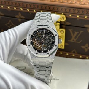 Audemars Piguet Royal Oak Frosted 15407 Super Clone 11 Watch Skeleton Dial THB Factory 41mm