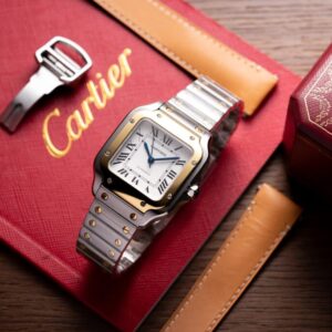 Cartier Super Clone Watch Santos Demi White Dial BV Factory 35.2mm