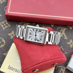 Cartier Super Clone Watches Tank Must White Dial Metal Wire 31x41mm