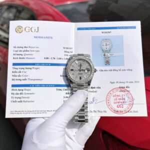 Rolex Day-Date Moissanite Diamond Super Clone Watch GM Factory V2 40mm