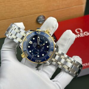 Omega Best Super Clone Watch Seamaster Diver 300M Chronograph Dial Blue N1 Factory 44mm