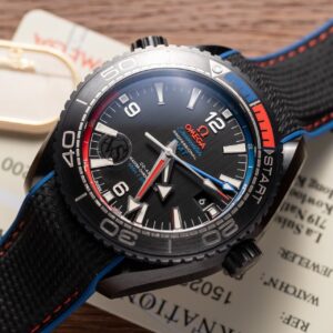 Omega Seamaster GMT Super Clone Watch Ceramic Black VS Factory 45.5mm