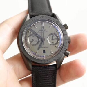 Omega Super Clone Watch Speedmaster Black Ceramic OM Factory 44mm