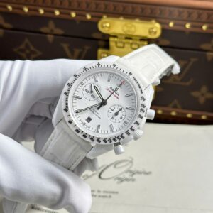 Omega Speedmaster White Side of The Moon White Ceramic Best Super Clone Watch 44mm