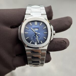 Patek Philippe 5726G Super Clone Watch Steel Strap Blue Dial 40.5mm