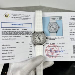 Patek Philippe Aquanaut 5067A Super Clone Watch With Moissanite Diamond 35.6mm