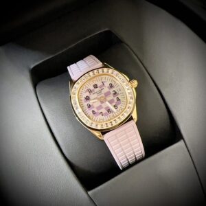 Patek Philippe Aquanaut 5072R Women’s Super Clone Watch Pink PPF 35.6mm