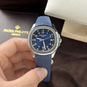 Patek Philippe Super Clone Watch Aquanaut 5168G Blue Dial 3K Factory 42mm