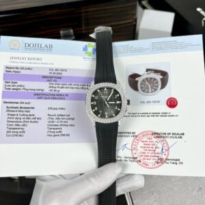 Patek Philippe Aquanaut 5719 Moissanite Diamond Super Clone Watch 40mm