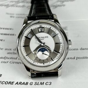 Patek Philippe Complications 5205G Super Clone Watch Leather Strap 40mm