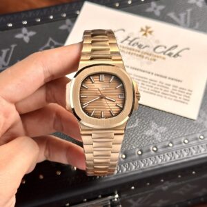 Patek Philippe Nautilus 5711 Brown Dial Rose Gold Case 3K Super Clone 40mm