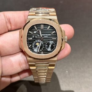 Patek Philippe Nautilus 5712 Super Clone Watch Black Dial GR Factory 40mm