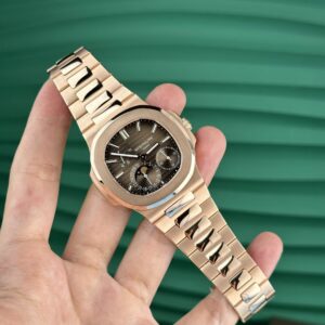 Patek Philippe Nautilus 5712R Super Clone watch Custom Gold Wrapped Refined Movement 40mm