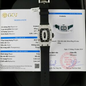 Richard Mille RM007 Best Super Clone Watch Moissanite Diamonds Custom 36mm