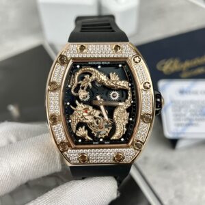 Richard Mille RM057 Jackie Chan Super Clone Watch With Full Diamonds 44mm