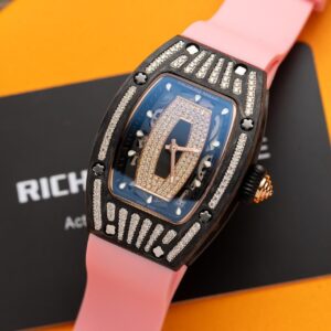 Richard Mille RM07-01 Super Clone Watch Carbon With Stone 36mm