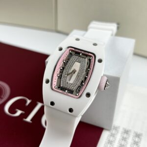 Richard Mille RM07-01 Ceramic Super Clone 1:1 Watch Rubber Strap 36mm