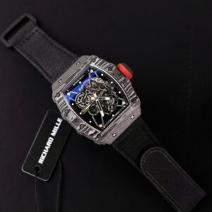 Richard Mille RM35-01 Super Clone Watch Carbon Case Fabric Nato Strap 45mm