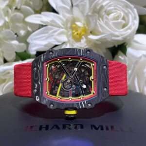 Richard Mille RM67-02 Carbon Best Super Clone Watch Customs Like Auth VIPP 38.7×47.52mm