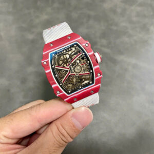 Richard Mille RM67-02 Best Super Clone Watch Red Carbon Weight 37 Grams 38.7×47.52mm