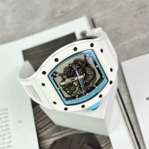 Richard Mille RM055 Bubba Watson White Super Clone Watch Factory BBR 45mm