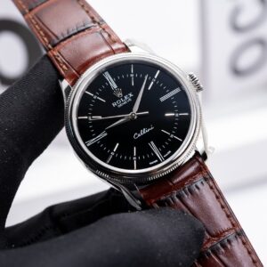 Rolex Cellini 50509 Super Clone 1:1 Watch Leather Strap MKS Factory 39mm