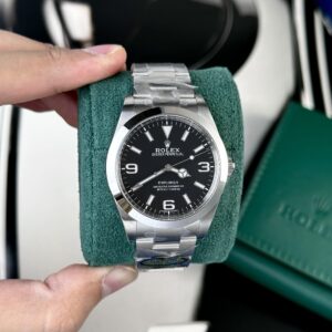 Rolex Best Super Clone Watch Explorer 214270 Black Dial Metal Wire 39mm