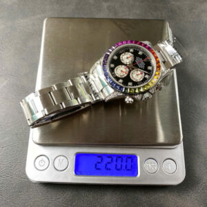 Rolex Cosmograph Rainbow Weight 220 Grams Best Super Clone Watches 40mm