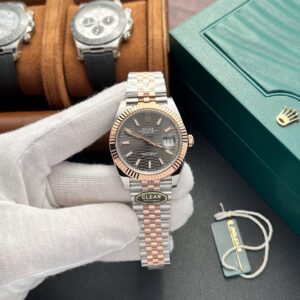 Rolex DateJust 126331 Super Clone Watch Demi Grey Dial Clean Factory 41mm