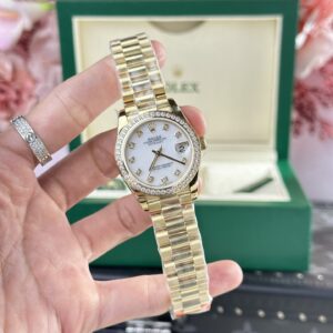Rolex DateJust 278288 Super Clone Watch President Strap Diamond Bezel 31mm