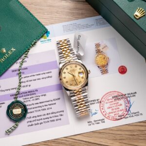 Rolex Best Super Clone Watch DateJust Gold Wrapped Jubilee Strap GM Factory 36mm