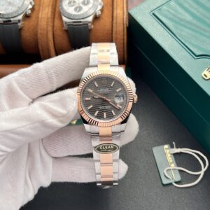 Rolex DateJust 126331 Super Clone 1:1 Watch Gray Dial Oyster Strap Clean Factory 41mm