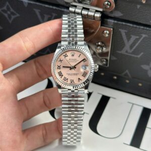 Rolex DateJust Super Clone Watch Women Dial Pink Automatic Movement THB Factory 31mm