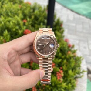 Rolex Day-Date Super Clone 1:1 Watch Chocolate Dial EW Factory 40mm