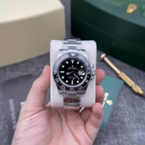 Rolex GMT Master II Super Clone Watch Black Dial Clean Factory 40mm