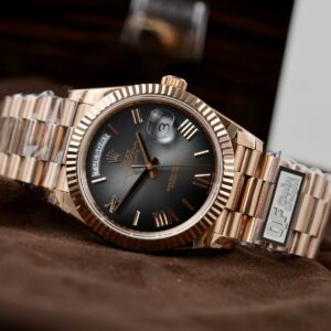Rolex Super Clone Watch Day-Date Dial Gray Ombre 185 Grams QF Factory 40mm