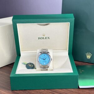Rolex Super Clone Watches Oyster Perpetual 124300 Ice Dial Clean Factory 41mm