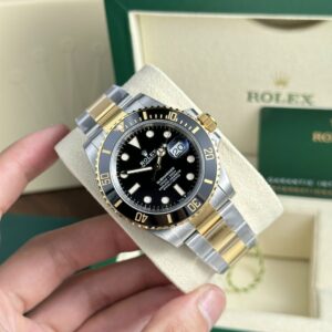 Rolex Super Clone Watch Submariner Date 126613LN Demi Gold Black Dial VS Factory 41mm