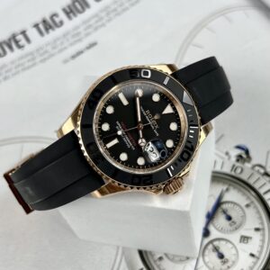 Rolex Yacht-Master 116655 Super Clone Watch Rose Gold Clean Factory 40mm