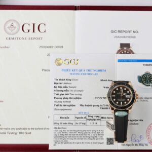 Rolex Yacht-Master 18K Rose Gold Case Super Clone Watch Black Dial 40mm