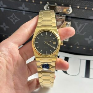 Vacheron Constantin Historiques 222 Super Clone Watches Dial Black 8F Factory 37mm