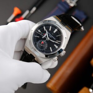 Vacheron Constantin Overseas Dual Time 7900V Super Clone Watch Black Dial PZ Factory 41mm